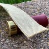 1" (25mm) Vintage Lightweight Natural Cotton Webbing, Mfg 1959-1961, MIL-T-5661, Type 1, Per Roll