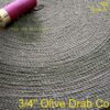 3/4" (19mm) Vintage Olive Drab Cotton Webbing, Mfg 1962, MIL-W-530, Type 2 Class 4, Per Yard - Image 7