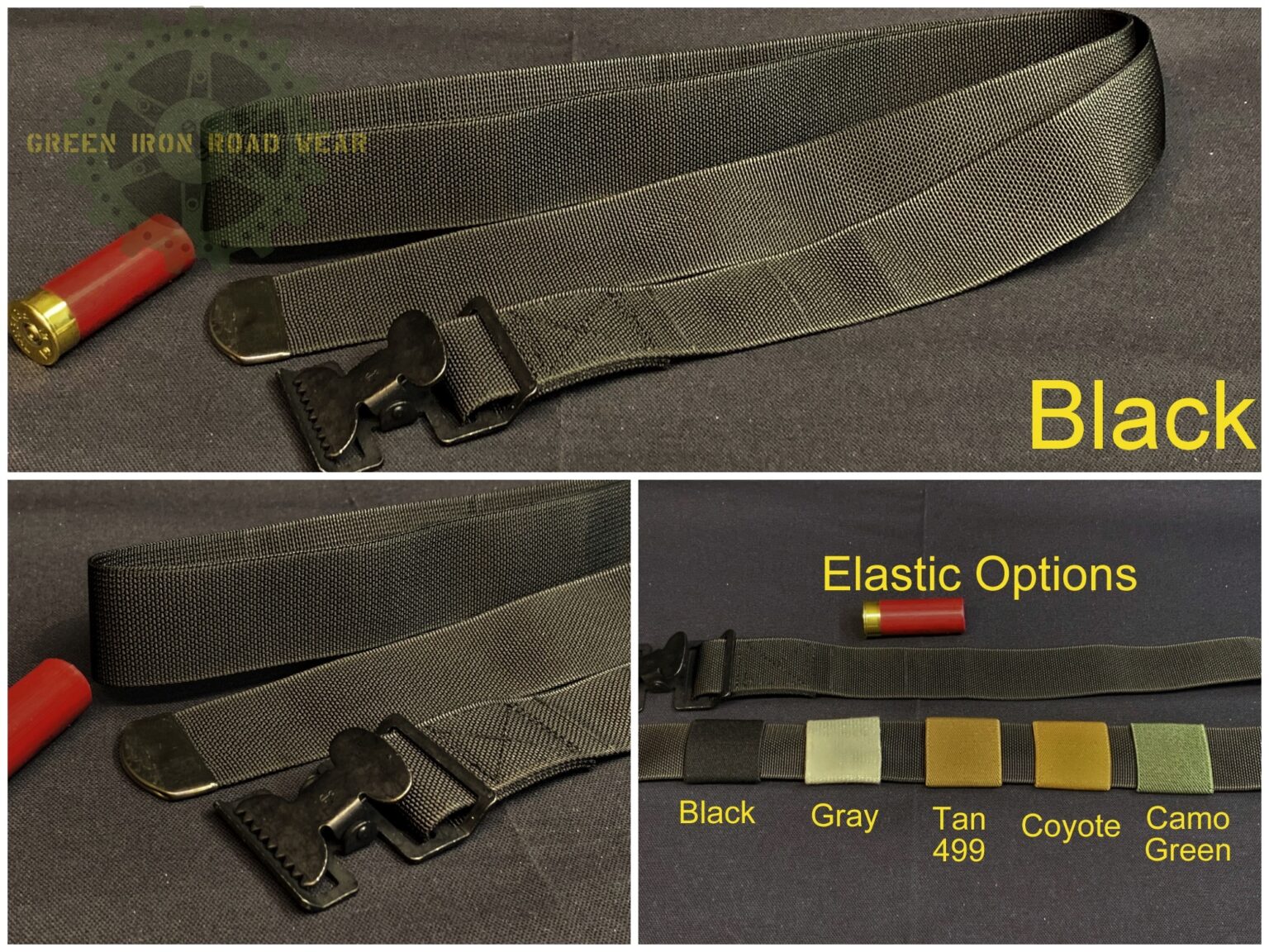 Military Jerry Can Mount Straps Green Iron Road Wear